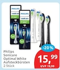 Sonicare Optimal White Aufsteckbürsten von Philips für 15,99 € bei budni im Angebot Sonicare Optimal White Aufsteckbürsten von Philips im aktuellen budni Prospekt