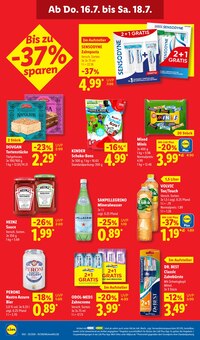 Mineralwasser im aktuellen Lidl Prospekt (Mannheim) Mineralwasser im Lidl Prospekt "LIDL LOHNT SICH" mit 72 Seiten (Mannheim)