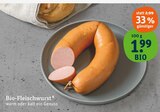 Bio-Fleischwurst im tegut Prospekt Bio-Fleischwurst von im aktuellen tegut Prospekt für 1,99 €