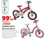 VÉLO KID BIKE 14" - MERCER en promo chez Hyper U Colmar à 99,99 €