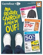 Catalogue Carrefour à Ennetières-en-Weppes, avec 96 pages Prospectus Carrefour à Ennetières-en-Weppes, "Ma rentrée Carrouf à prix de ouf !", 96 pages, 03/08/2021 - 23/08/2021