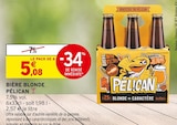 Intermarché Super Gravelines - Promo Bière Blonde Pélican Promo Bière Blonde Pélican à 5,08 € dans le catalogue Intermarché Super à Gravelines