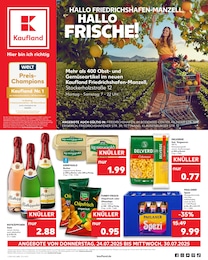 Kaufland Prospekt für Oberteuringen: "Aktuelle Angebote", 57 Seiten, 24.07.2025 - 30.07.2025