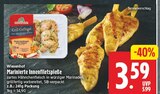 Marinierte Innenfiletspieße im Angebot bei WEZ in Bad Oeynhausen Marinierte Innenfiletspieße Angebote von Wiesenhof bei WEZ Bad Oeynhausen für 3,59 €