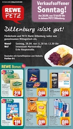 REWE Prospekt für Dillenburg: "Dein Markt", 30 Seiten, 22.09.2025 - 27.09.2025