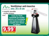 Ventilateur anti-insectes - GARDIGO - Norma à Mulhouse Ventilateur anti-insectes - GARDIGO en promo chez Norma Mulhouse à 9,99 €