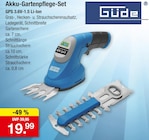 Akku-Gartenpflege-Set von Güde im aktuellen Zimmermann Prospekt