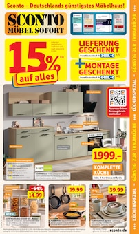 Tafel-Set im aktuellen Sconto SB Prospekt (Hamburg) Tafel-Set im Sconto SB Prospekt "SSV 15% AUF ALLES" mit 4 Seiten (Hamburg)