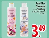 Shampoo im Angebot bei EDEKA in Passau Shampoo Angebote von Jean&Len bei EDEKA Passau für 3,49 €