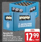 EDEKA Ahorn - Bayreuther Hell Angebot im Prospekt Bayreuther Hell bei EDEKA im Ahorn Prospekt für 12,99 €