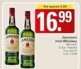 Irish Whiskey Angebote von Jameson bei WEZ Minden für 16,99 €