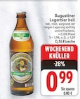 Lagerbier hell von Augustiner im aktuellen E center Prospekt