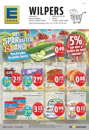 EDEKA Prospekt für Gescher mit 24 Seiten EDEKA Prospekt für Gescher: "Aktuelle Angebote", 24 Seiten, 08.09.2025 - 13.09.2025