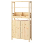 Regal mit Kasten mit Trennsteg/Kiefer von IVAR im aktuellen IKEA Prospekt für 134,99 €