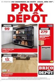 Promos Lave-Vaisselle dans le catalogue "PRIX DÉPÔT" de Brico Dépôt Lave-Vaisselle en promo dans le catalogue Brico Dépôt à la page 1