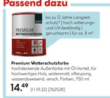Hellweg Chemnitz - Premium Wetterschutzfarbe Angebot im Prospekt Premium Wetterschutzfarbe bei Hellweg im Chemnitz Prospekt für 14,49 €