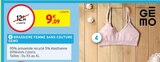 Brassiere Femme Sans Couture - GEMO en promo chez Intermarché Hyper Paris à 9,09 €