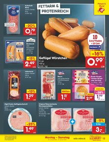 Wurst im Netto Marken-Discount Prospekt "Aktuelle Angebote" mit 59 Seiten (Trier)