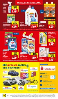 Waschmittel im Lidl Prospekt "LIDL LOHNT SICH" mit 59 Seiten (Freiburg (Breisgau))