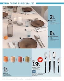 Prix et réduction Couteau dans le prospectus E.Leclerc en cours Offre Couteau dans le catalogue E.Leclerc du moment à la page 32