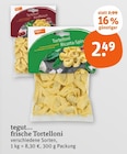 Tortelloni Ricotta-Spinat von tegut... im aktuellen tegut Prospekt für 2,49 €