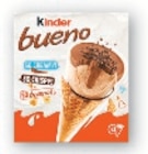 Cones crème glacée - KINDER BUENO - Super U à Clermont-Ferrand Cones crème glacée - KINDER BUENO en promo chez Super U Clermont-Ferrand à 1,84 €