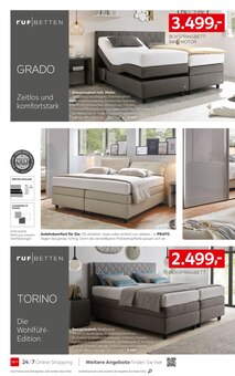 Boxspringbett im aktuellen XXXLutz Prospekt (Düsseldorf) Boxspringbett im XXXLutz Prospekt "Das Beste im Leben" mit 8 Seiten (Düsseldorf)