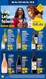 Lidl Rotwein im Prospekt 