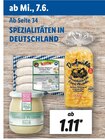 Spezialitäten in Deutschland Angebot in Pirmasens Spezialitäten in Deutschland im aktuellen Prospekt bei Lidl in Pirmasens