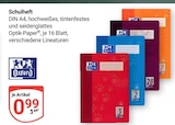 Schulheft im Angebot bei GLOBUS in Bad Homburg Schulheft Angebote von Oxford bei GLOBUS Bad Homburg für 0,99 €