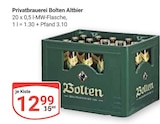 Altbier Angebote von Privatbrauerei Bolten bei GLOBUS Kaarst für 12,99 €