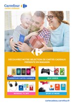 Catalogue Carrefour Cartes Cadeaux à Cagnes-sur-Mer, avec 1 pages Prospectus Carrefour Cartes Cadeaux à Cagnes-sur-Mer, "Découvrez notre sélection de cartes cadeaux presente en magasin", 1 pages, 10/05/2021 - 10/06/2021