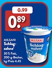 Schlagsahne im ALDI SÜD Prospekt Schlagsahne von Milsani im aktuellen ALDI SÜD Prospekt für 0,89 €