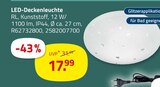 Aktuelles LED-Deckenleuchte Angebot bei ROLLER in Bremen ab 17,99 €