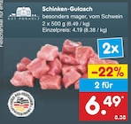 Schinken-Gulasch im Angebot bei Netto Marken-Discount in Melle Schinken-Gulasch Angebote von Gut Ponholz bei Netto Marken-Discount Melle für 6,49 €