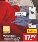 XXL Wohndecke Angebote von DEKOR bei Netto Marken-Discount Bocholt für 17,99 €