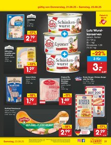 Wurst im Netto Marken-Discount Prospekt "Aktuelle Angebote" mit 65 Seiten (Mönchengladbach)