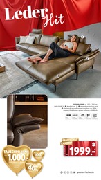 Wohnlandschaft im Polstermöbel Fischer Prospekt "Spektakuläre Neueröffnung" auf Seite 16