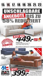 Seats and Sofas Prospekt "Unschlagbare Angebote", 8 Seiten, für Hamburg, 16.02.2020 - 22.02.2020 Seats and Sofas Prospekt "Unschlagbare Angebote", 8 Seiten, für Hamburg, 16.02.2020 - 22.02.2020
