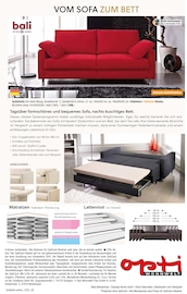 Aktueller Opti-Wohnwelt Prospekt mit Sofa, "TRAUMHAFT SCHLAFEN", Seite 20