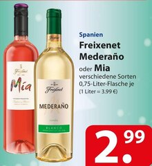 Freixenet Mederaño oder Mia bei famila Nordost in Herford Freixenet Mederaño oder Mia im Angebot bei famila Nordost Herford für 2,99 €