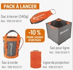 -10% pour l'achat d'un pack Sac à lancer  Sac pour ligne Sac à corde Ligne de projection - HUSQVARNA dans le catalogue Husqvarna