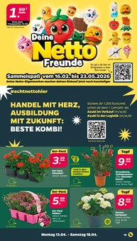 Netto mit dem Scottie Prospekt der aktuellen Woche, gĂĽltig von 13.04.2026 bis 18.04.2026 Aktueller Netto mit dem Scottie Prospekt "GĂĽnstig. Besser. FĂĽr Dich." mit 39 Seiten