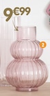 Vase verre boule en promo chez B&M Lyon à 9,99 €