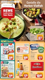 Lebensmittel im REWE Prospekt in Wilhelmshaven Aktueller REWE Prospekt mit Lebensmittel, "Dein Markt", Seite 1