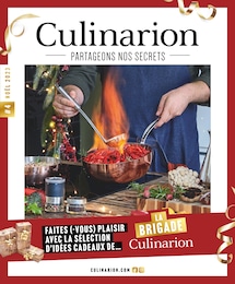 Prospectus Culinarion à Villeurbanne, "PARTAGEONS NOS SECRETS", 20 pages, 10/11/2023 - 31/12/2023