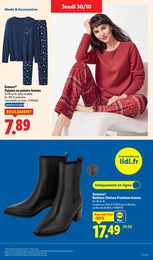 Prix et réduction Chaussures Femme dans le prospectus Lidl en cours Offre Chaussures Femme dans le catalogue Lidl du moment à la page 49
