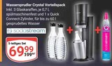 Wassersprudler Crystal Vorteilspack Angebote von sodastream bei GLOBUS Bad Kreuznach für 69,99 €