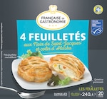 Feuilletés aux Noix de Saint-Jacques et Colin d'Alaska MSC Surgelés - FRANÇAISE DE GASTRONOMIE à 1,57 € dans le catalogue Intermarché Hyper
