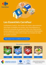 Catalogue Carrefour "Les essentiels Carrefour", 1 pages, à Créteil, 07/04/2020 - 21/04/2020 Prospectus Carrefour "Les essentiels Carrefour", 1 pages, à Créteil, 07/04/2020 - 21/04/2020